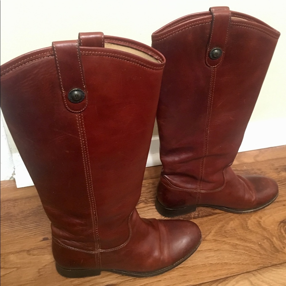 Frye Melissa extended button boots